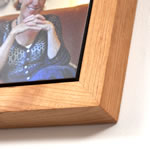 Wood frame corner