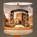 351: Purdue University gateway arch and Memorial Union