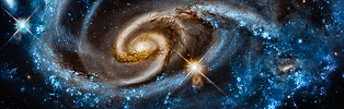 352: NASA Hubble image of Arp 273 in the constellation Andromeda