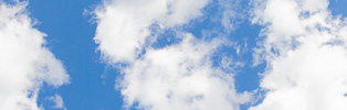 321: Clouds in blue sky