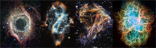 359: Four nebula images from the Hubble Space Telescope