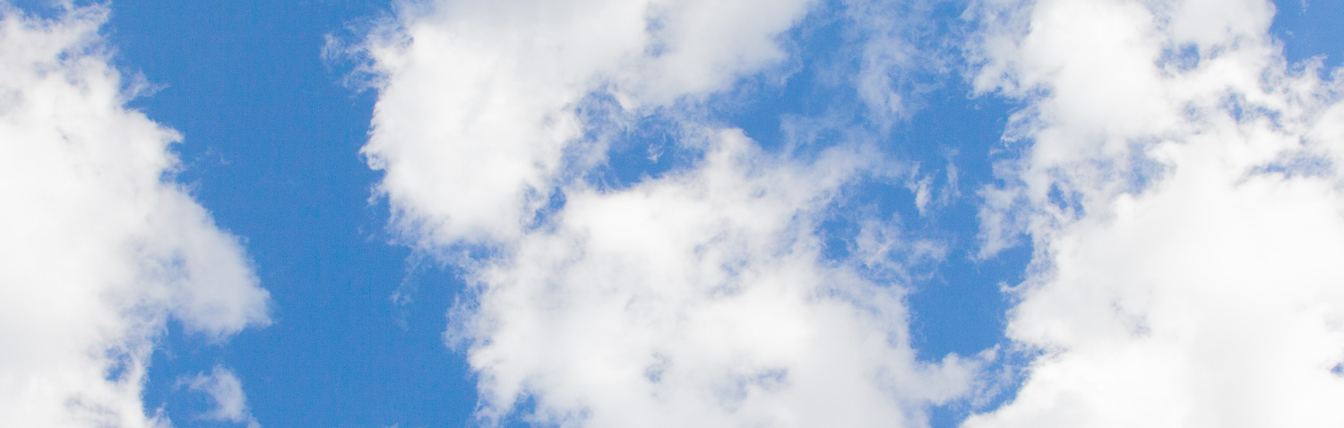 165: Clouds in blue sky
